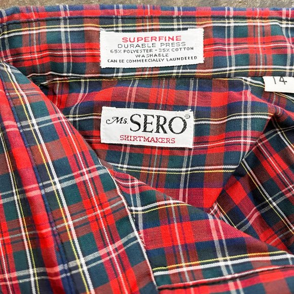Vintage Ms. SERO Deadstock Women's Long Sleeve Blouse Shirt Deadstock Retro - Picture 6 of 8